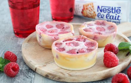 Clafoutis framboises cookeo au Lait Concentré Sucré