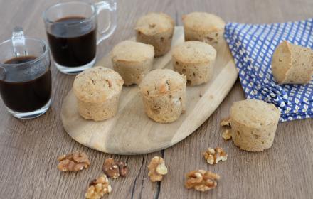 Petites bouchées aux nois et café