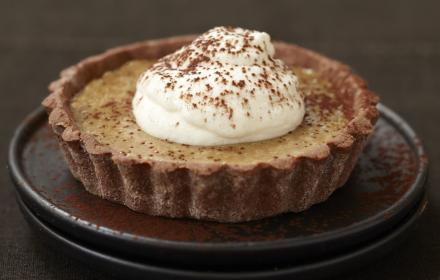 Tartelettes sablées au chocolat café façon tiramisu