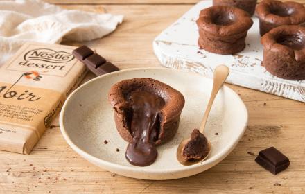 Coeurs coulants au chocolat Nestlé Dessert