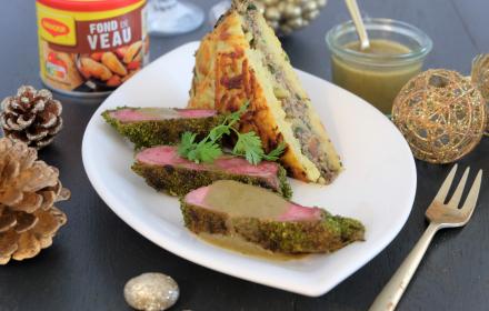 Filets de canrette sauce perigourdine
