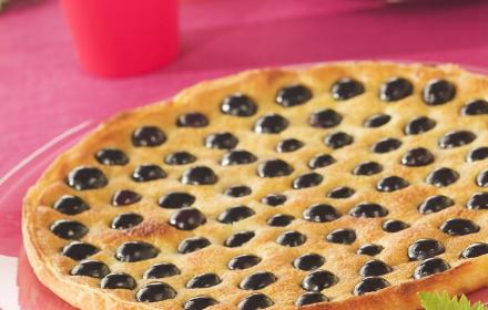 Tarte au raisin et noix de coco