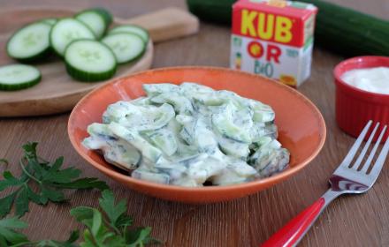 Concombre sauce au yaourt