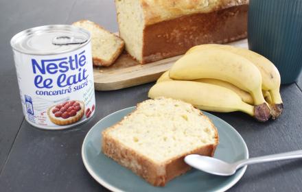 Banana Cake au lait concentré scuré