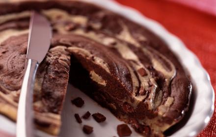Gateau au chocolat facon stracciatella