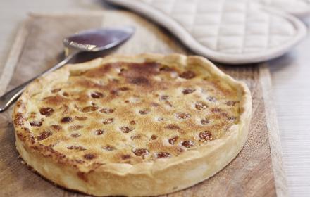Tarte aux mirabelles et amandes