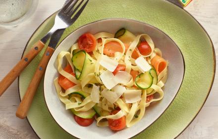 Tagliatelles Légumes et fromage