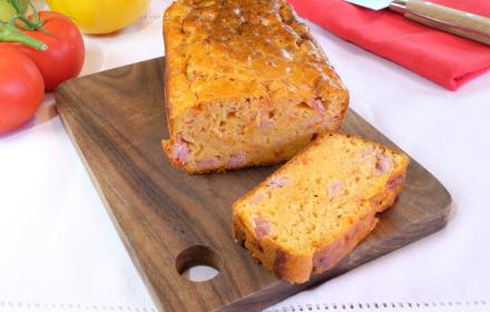 Cake tomate jambon