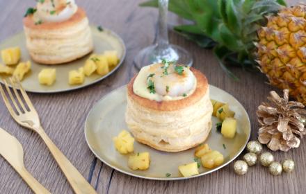 Bouchées à la reine aux noix de Saint Jacques
