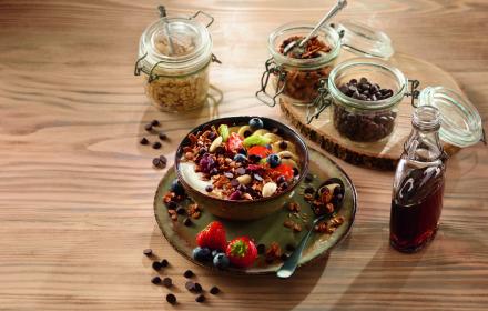 Granola aux fruits et pépites de chocolat
