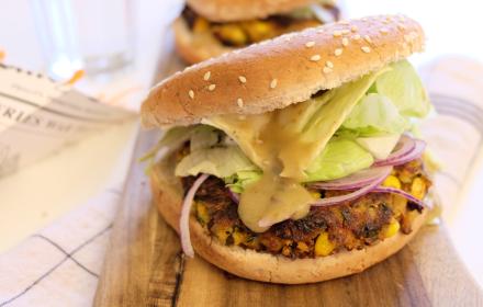 Veggies burgers aux champignons