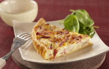 Quiche lorraine au bacon