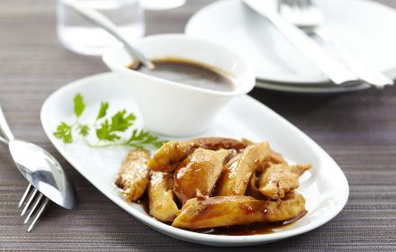 Poulet au miel et au gingembre