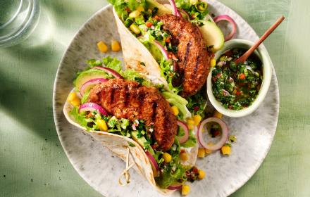Sensational Flavored Burger Flatbread