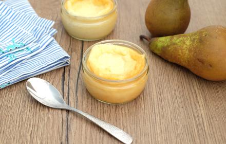 Flan poire amandes