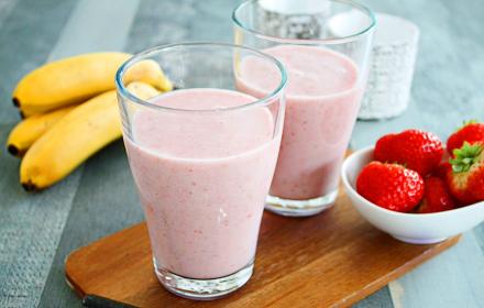 Smoothie fraise banane
