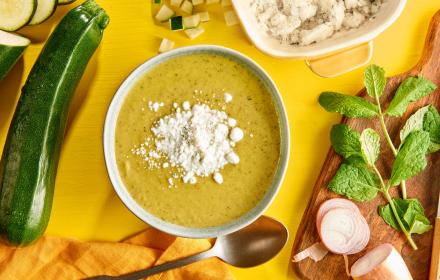 Soupe de courgettes