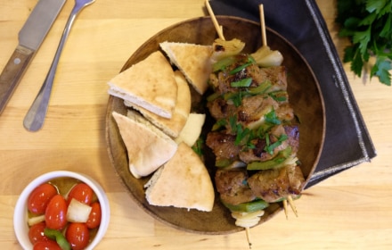Kabob, brochettes de viande libanaises