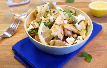 Poulet à la grecque