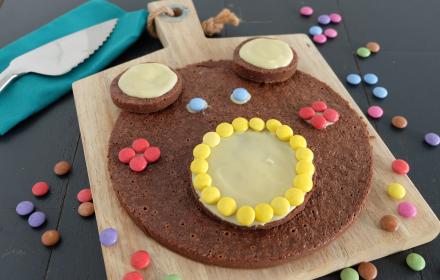 Fondant au chocolat au lait ours