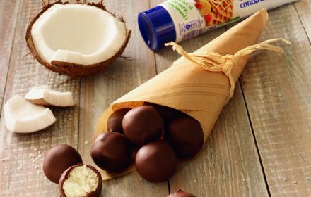 Boules coco chocolat Noir Absolu