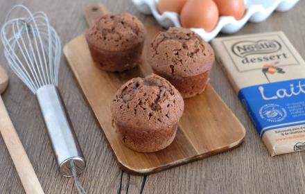 Muffin au chocolat au lait