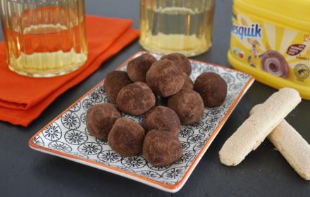 Truffes biscuitées Nesquik