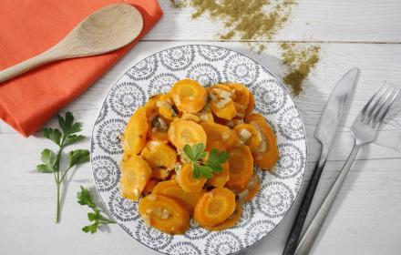 Carottes à l'ail et au cumin Cookeo