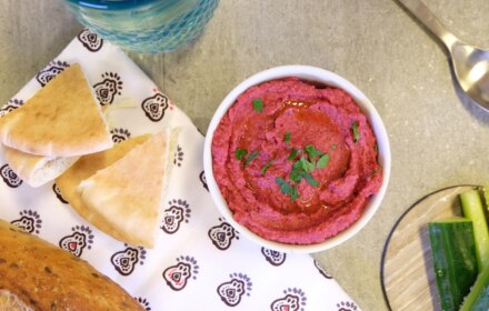 Houmous de betterave libanais au Thermomix