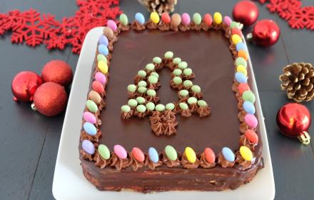 Gâteau moelleux au chocolat Smarties