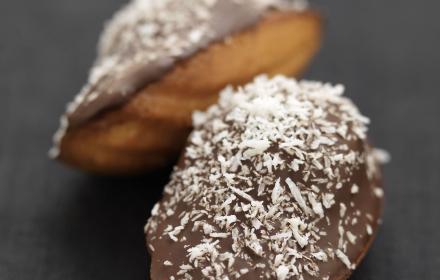 Madeleines au chocolat et noix de coco (pas avant avril 2005)