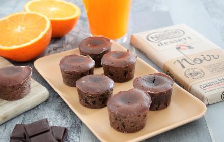 Mini fondants aux zestes d'orange