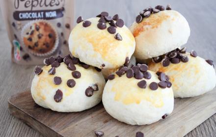 Brioches aux pépites de chocolat