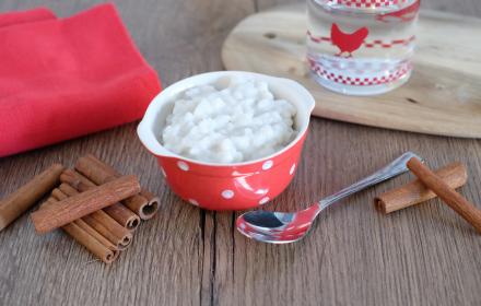 Crème de riz à la cannelle