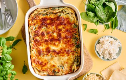 Lasagnes aux épinards