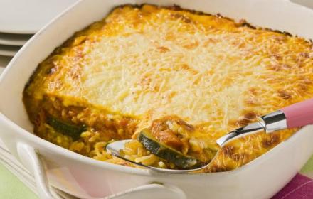 Gratin de courgettes à la bolognaise