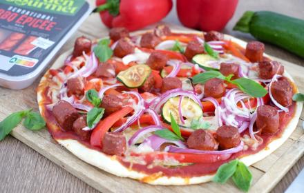 Pizza orientale végétale