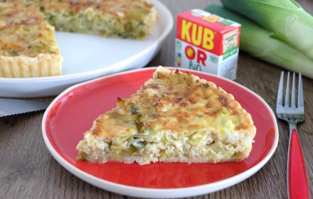 Quiche aux poireaux