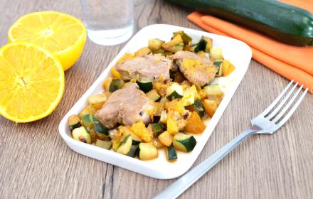 Filet mignon à carémélisé à l'orange