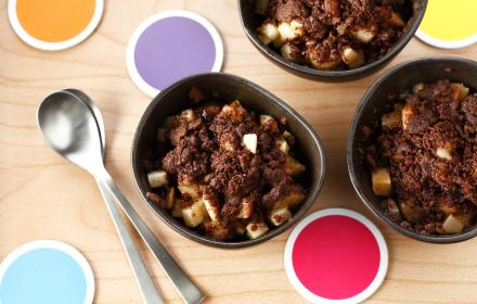 Crumble Poires Nesquik