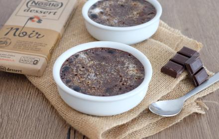 Crème brulée au chocolat