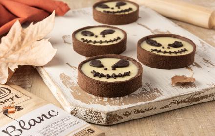 Tartelettes au chocolat d'halloween