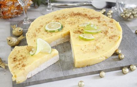 Gâteau exotique glacé vegan