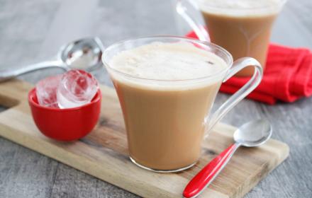 Café frappé léger à la vanille