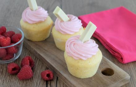 Cup cake croustillant Kikat White