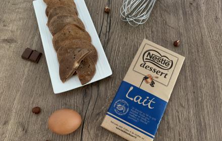 Pancakes chocolat noisettes