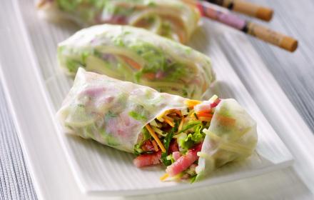 Rouleaux de printemps aux allumettes