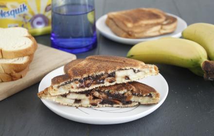 Croque banane Nesquik