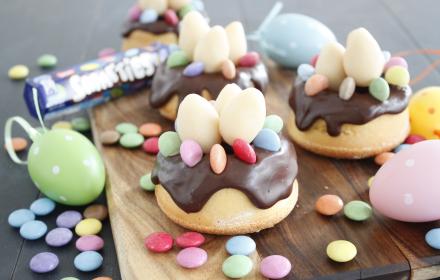 Petits nids de Pâques aux Smarties
