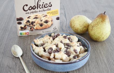 Crumble de poire au chocolat avec PPG Cookies Crumble de poire au chocolat avec PPG Cookies